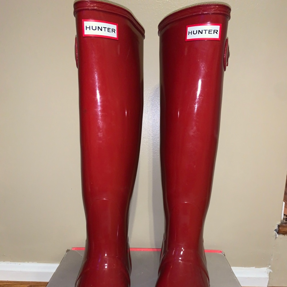Hunter Rain boots W 8
